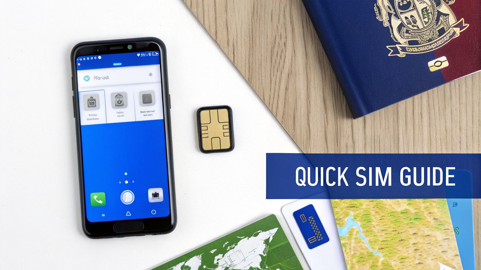 People looking at a map of Europe with their phones