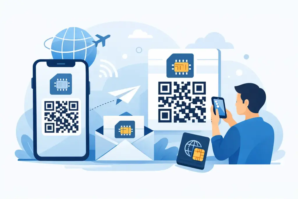 Instant eSIM QR Code Delivery Explained